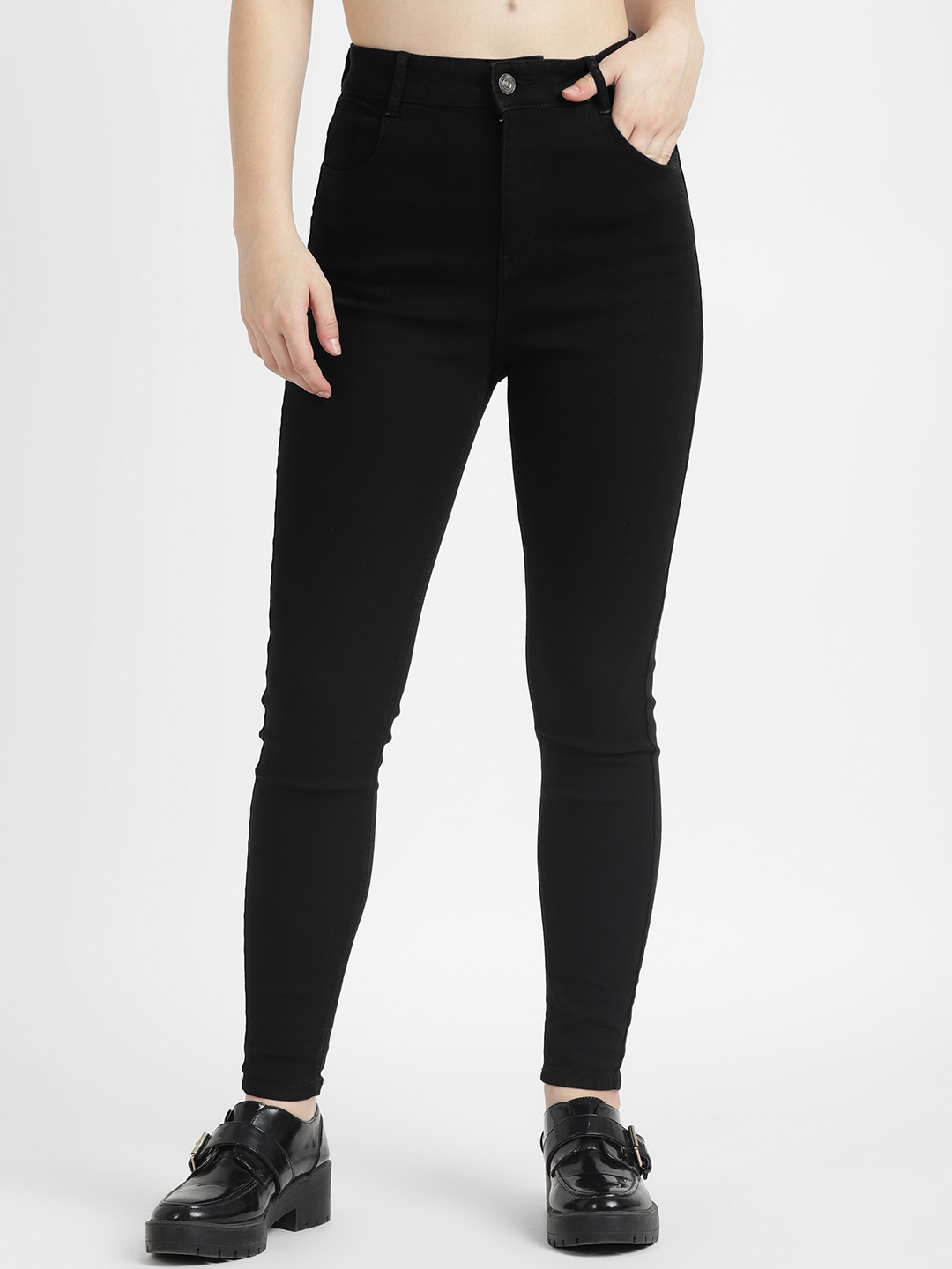 

ALCOTT Skinny Fit Stretchable Jeans, Black