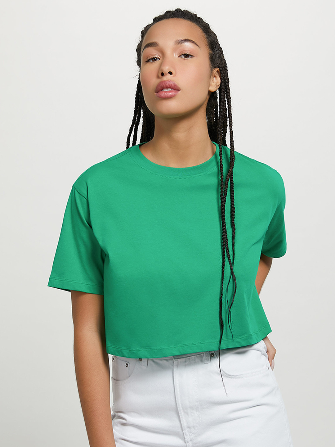 

ALCOTT Pure Cotton T-shirt, Green