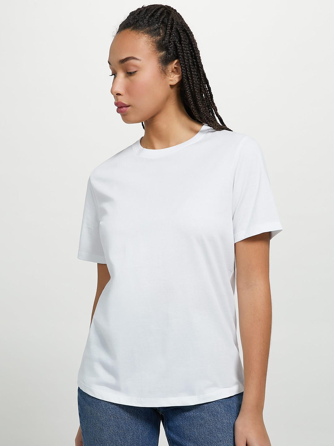 

ALCOTT Pure Cotton T-shirt, White