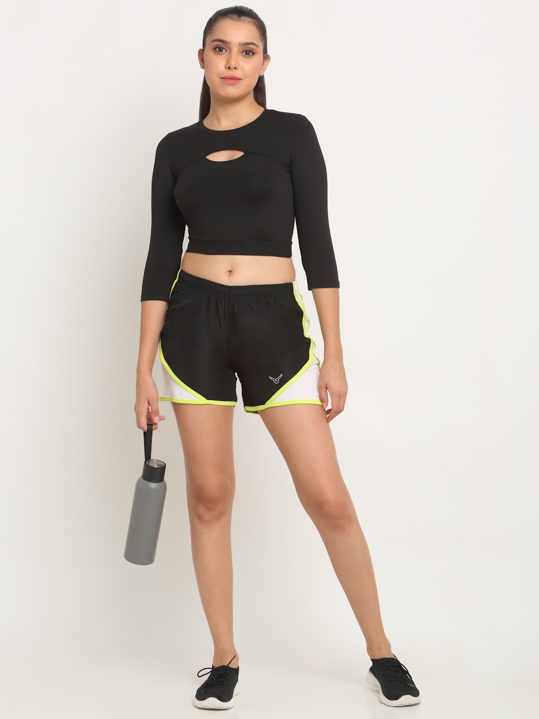 

Invincible Women Running Shorts, Black