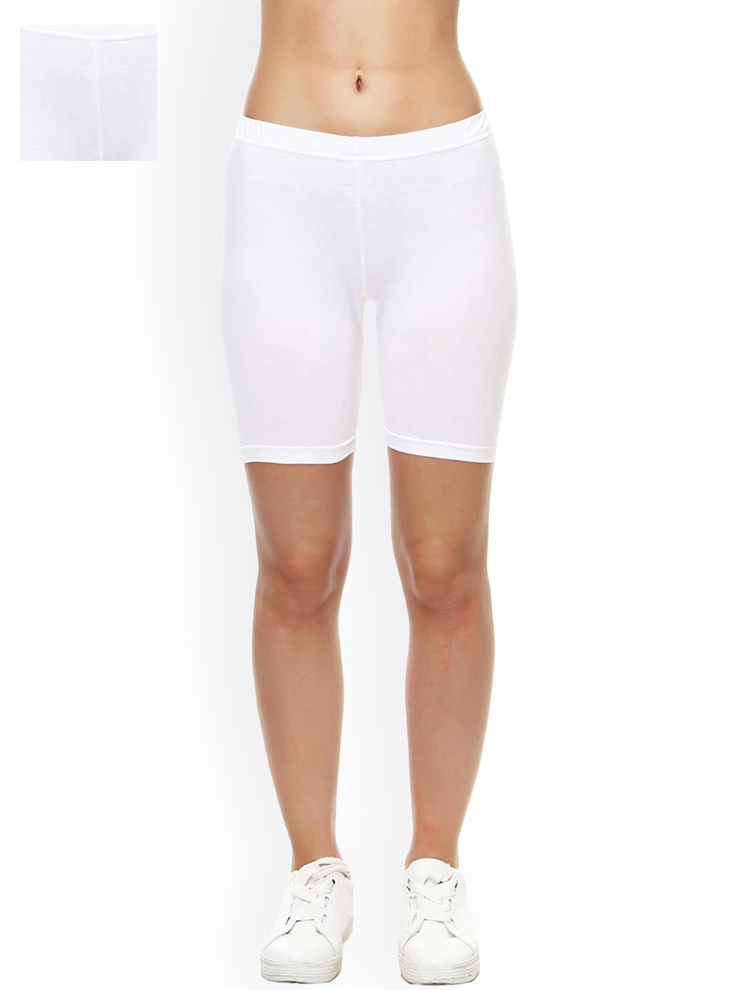 

Lady Lyka White Pack of 2 Cycling Shorts