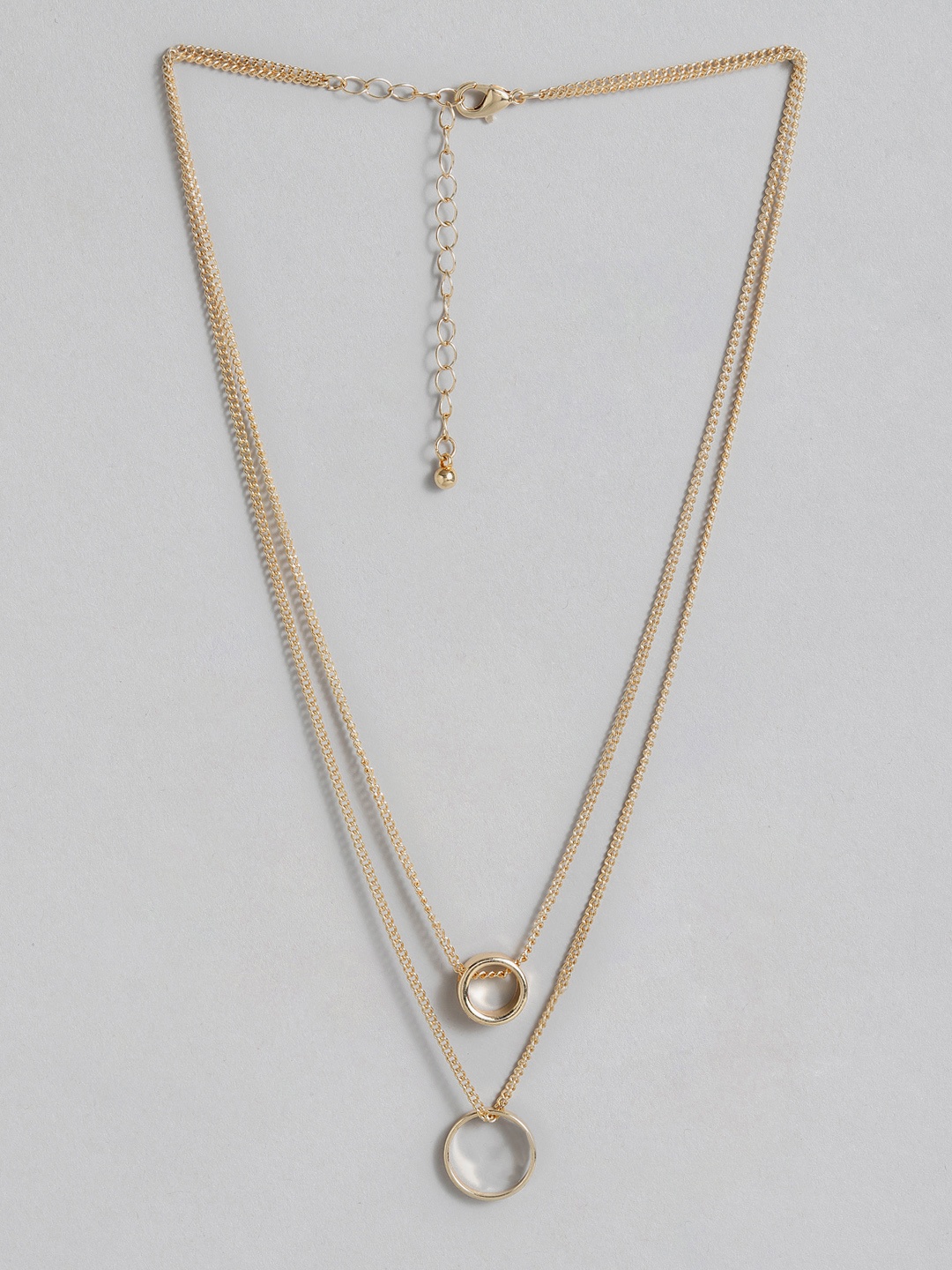 

DressBerry Alloy Gold-Plated Layered Necklace