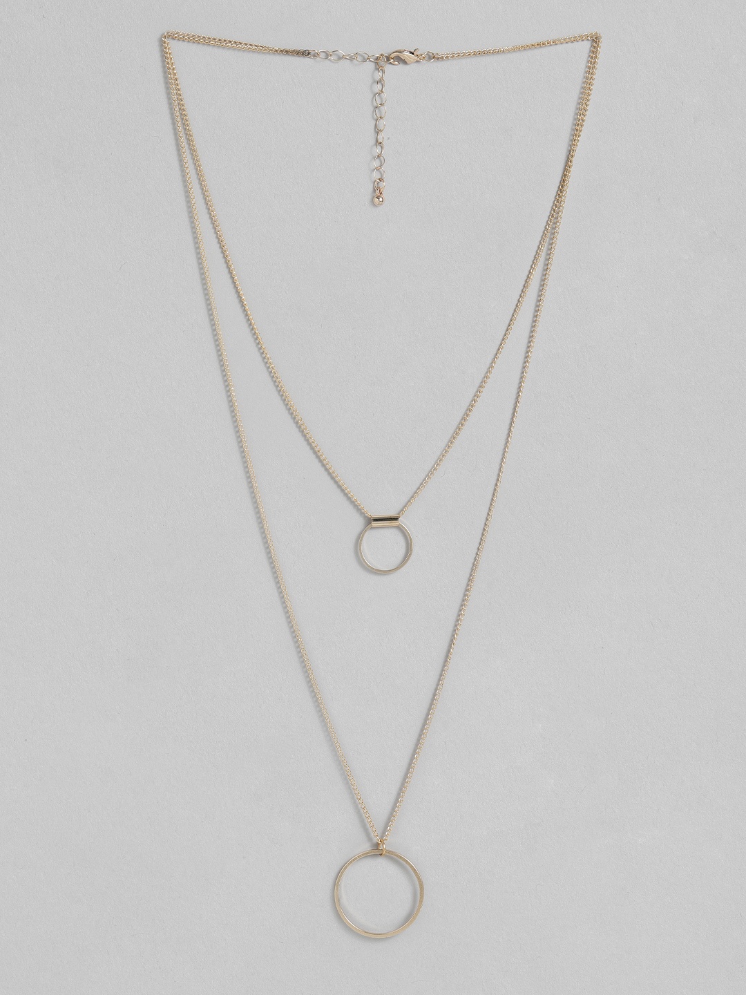 

DressBerry Alloy Gold-Plated Layered Necklace
