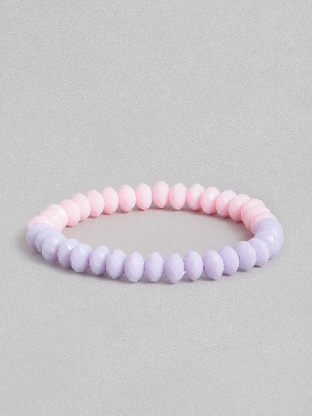 

DressBerry Women Artificial Beads Studded Bracelet, Pink