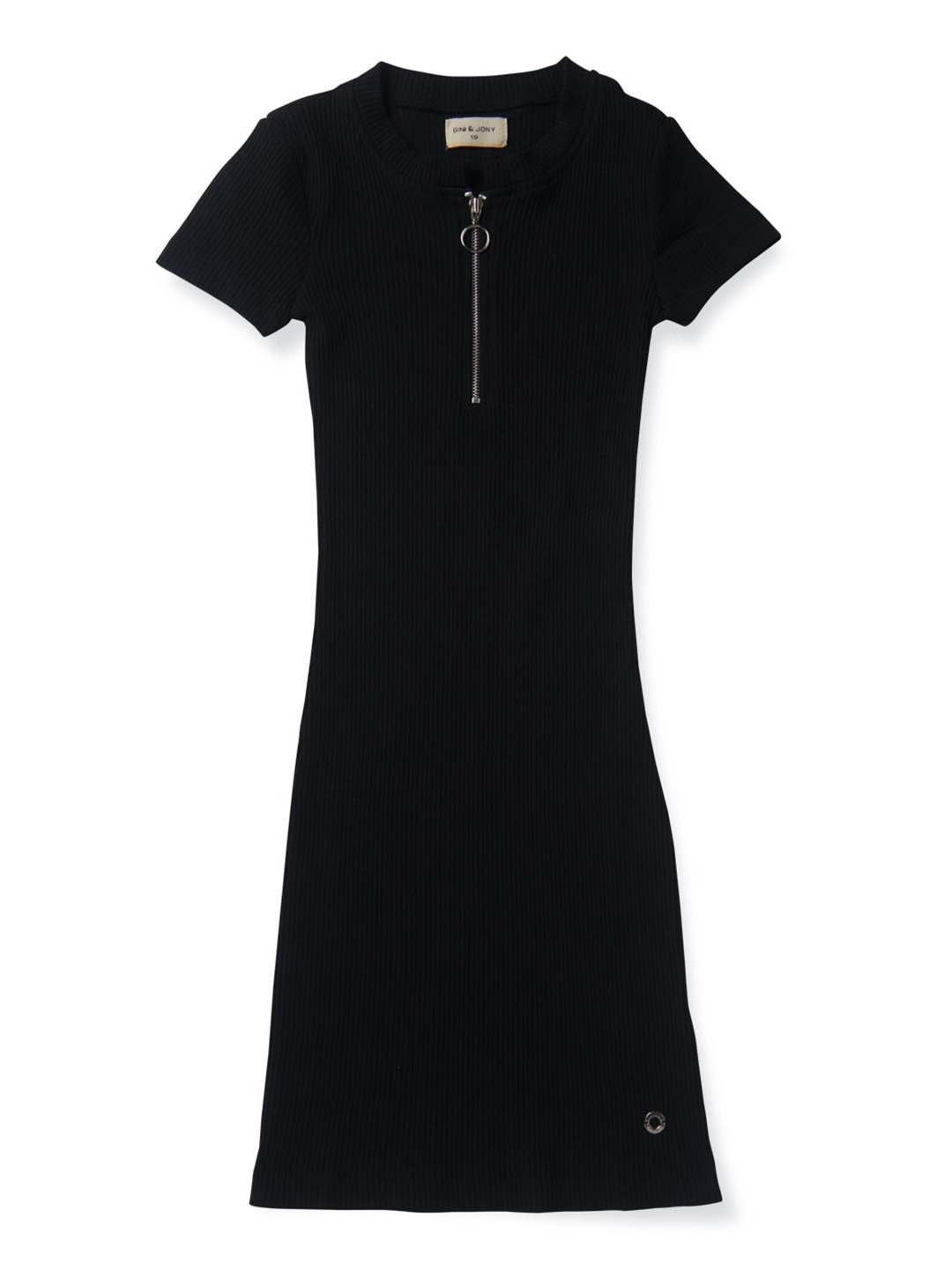 

Gini and Jony Short Sleeves A-Line Dress, Black