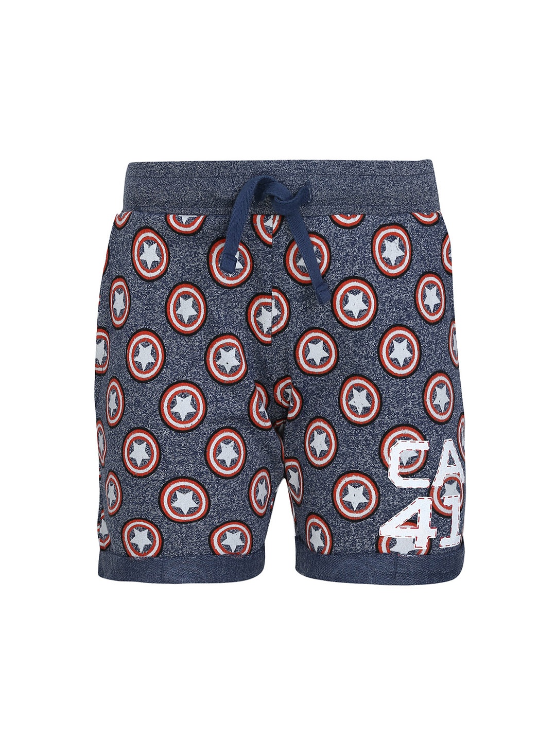 

CAPTAIN AMERICA featured Blue Shorts for Boys