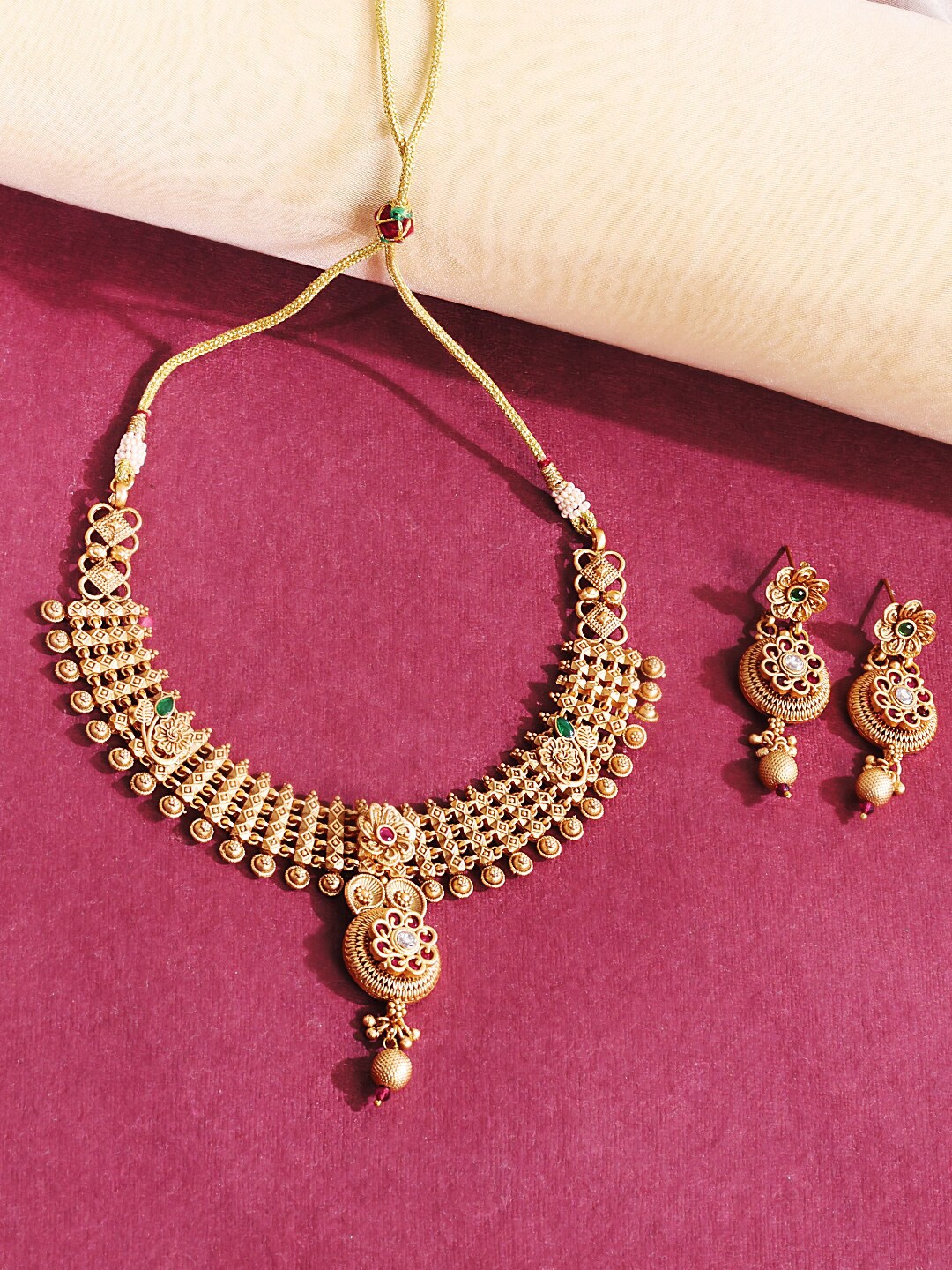 

ABDESIGNS Gold-Plated Jewellery Set