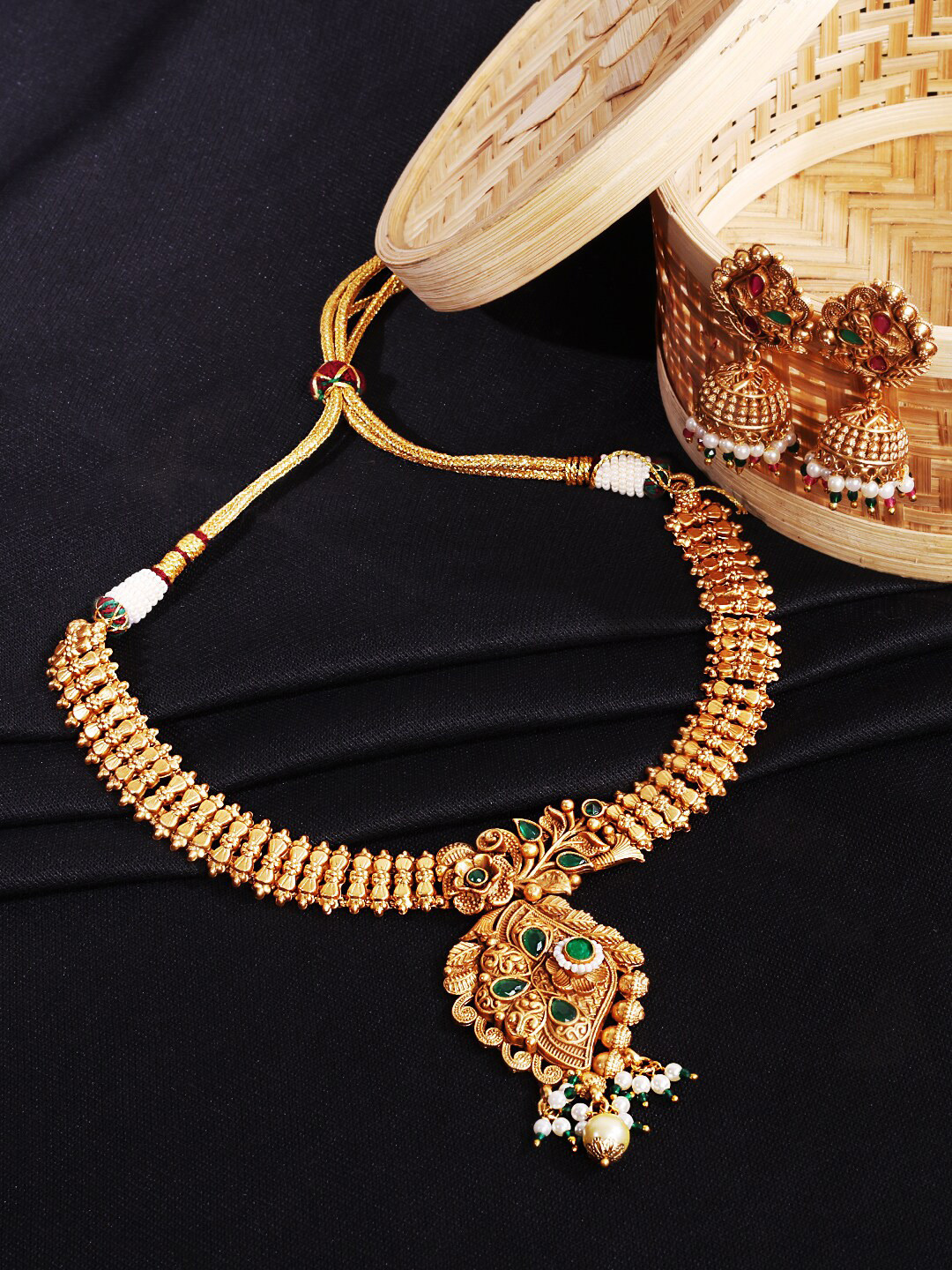 

ABDESIGNS Gold-Plated Jewellery Set