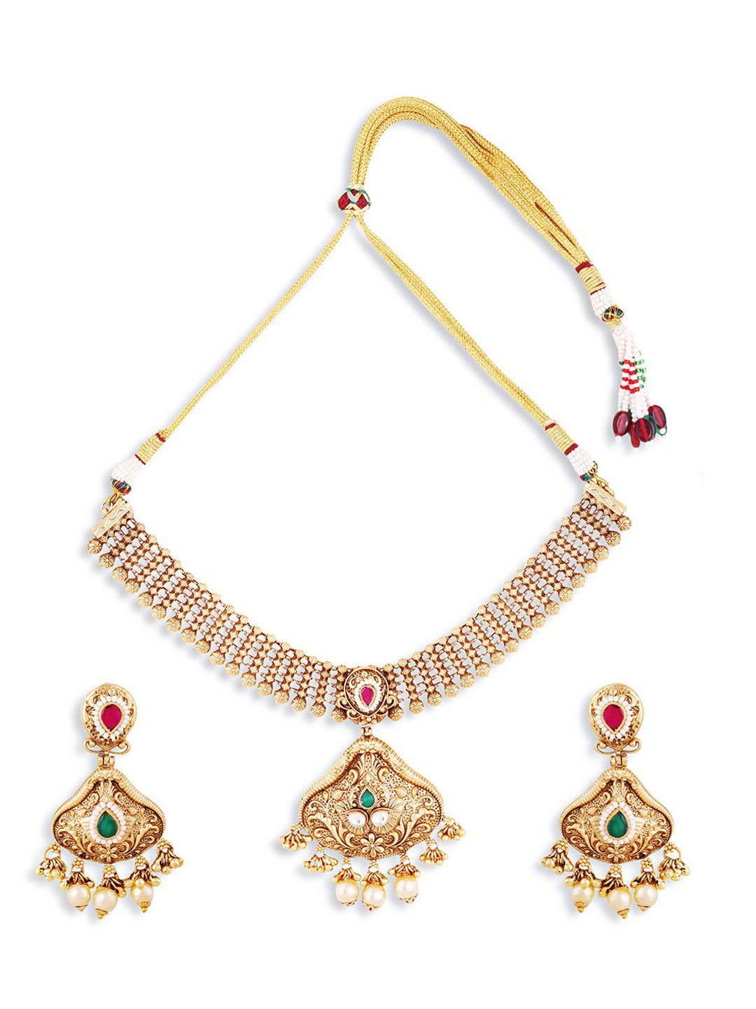 

ABDESIGNS Gold-Plated Jewellery Set