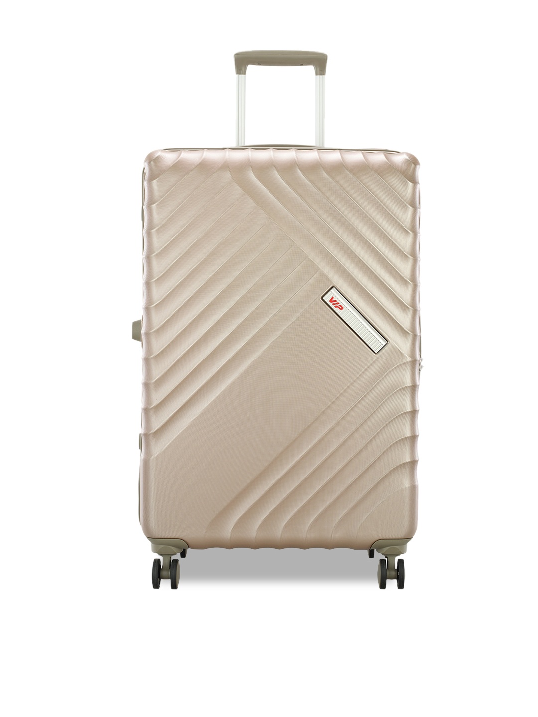 

VIP Arlington Textured 360 Degree Rotation Large Trolley Bag, Beige