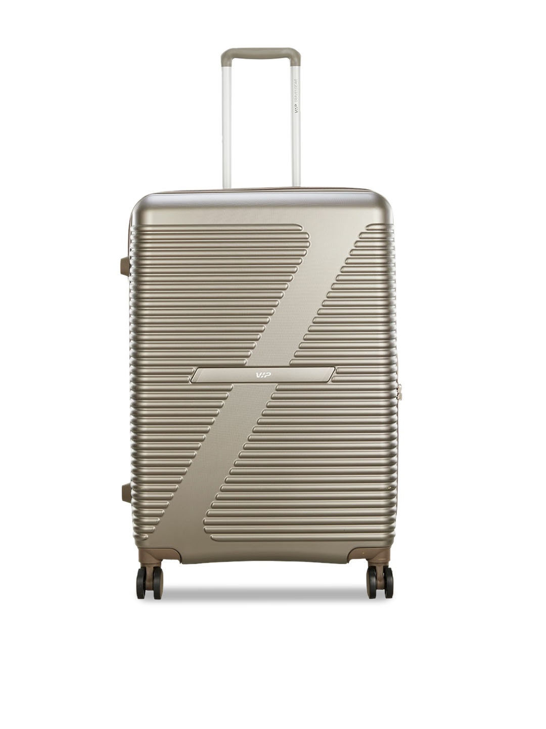 

VIP Havelock Textured Hard-Sided 360 Degree Rotation Medium Trolley Suitcase, Grey