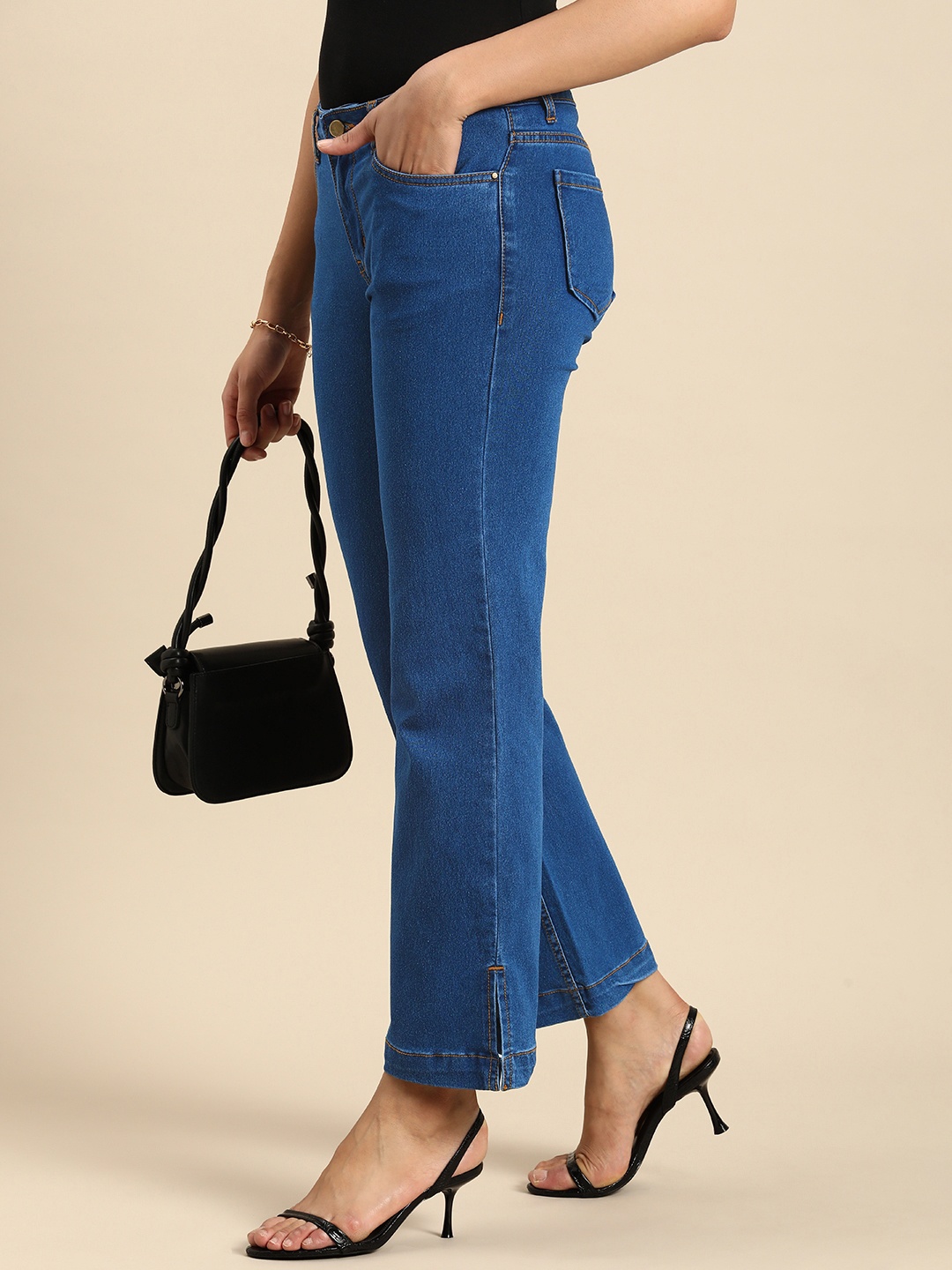 

all about you Bootcut High-Rise Jeans, Navy blue