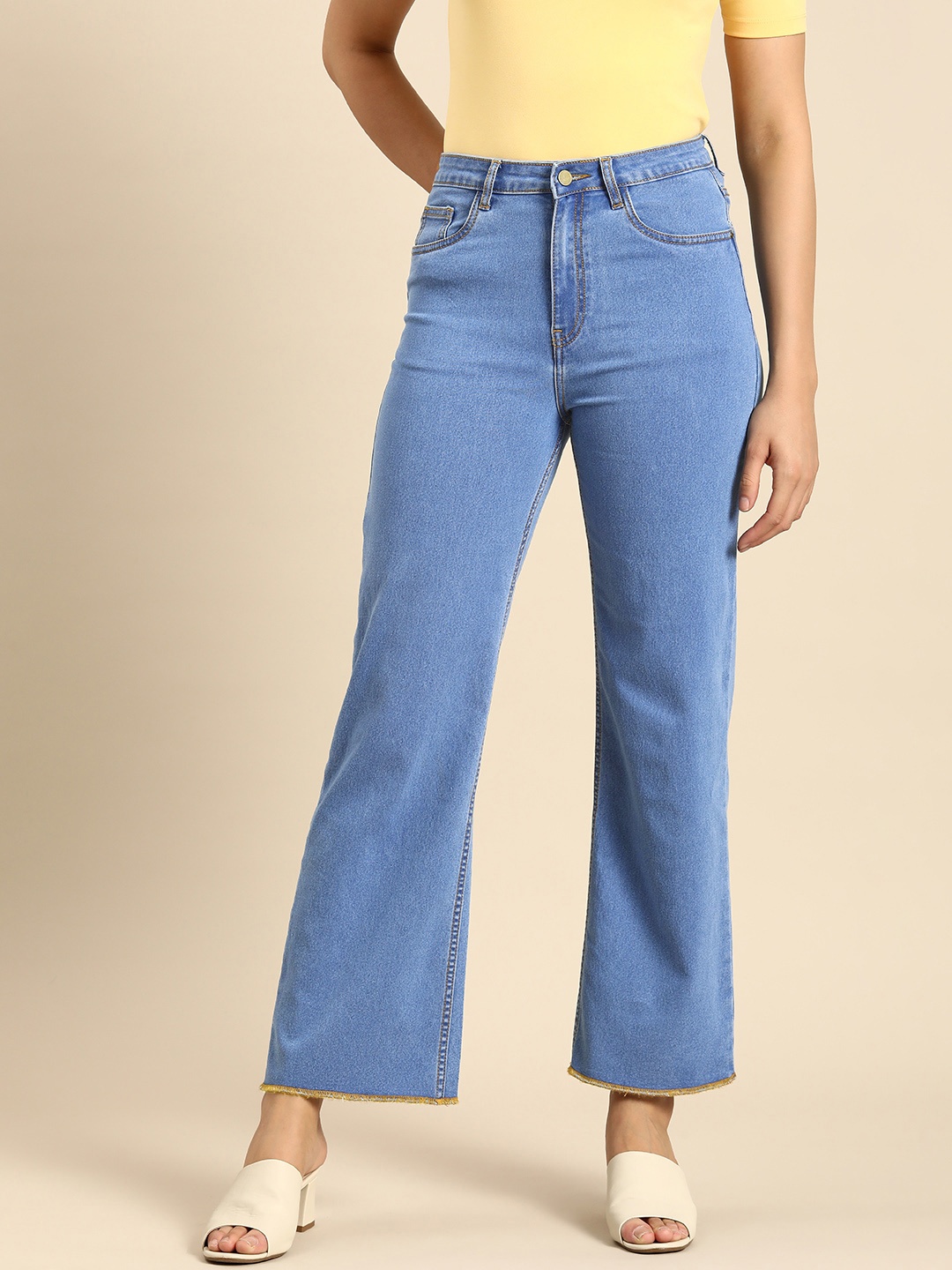 

all about you Straight High-Rise Jeans, Blue