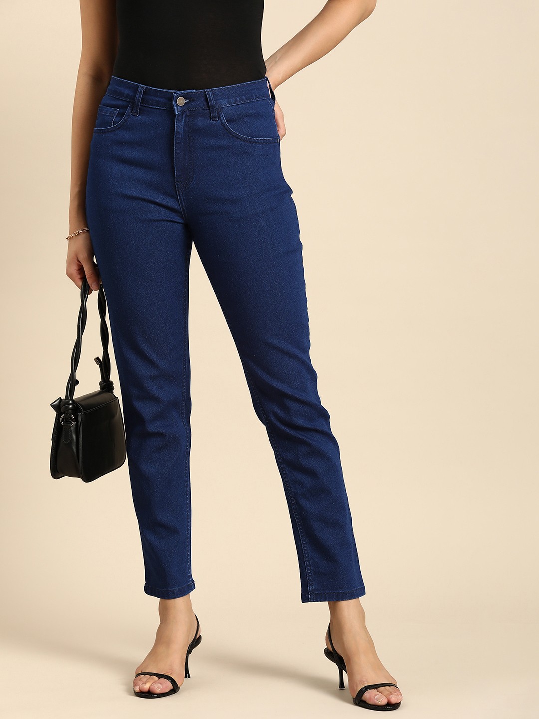

all about you Slim Fit High-Rise Jeans, Navy blue