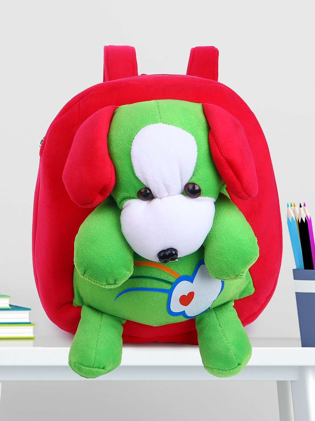 

Bag Pepper Kids Padded Up To 23 Litres Fur Dog Mini Backpack, Red