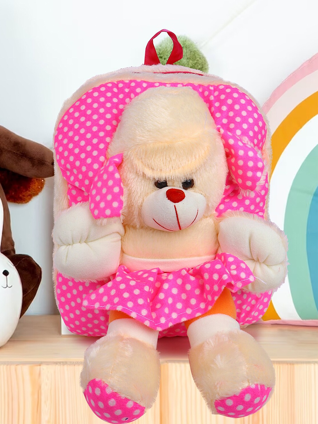 

Bag Pepper Kids Padded 24 to 30 Litres Fur Dog Backpack, Pink