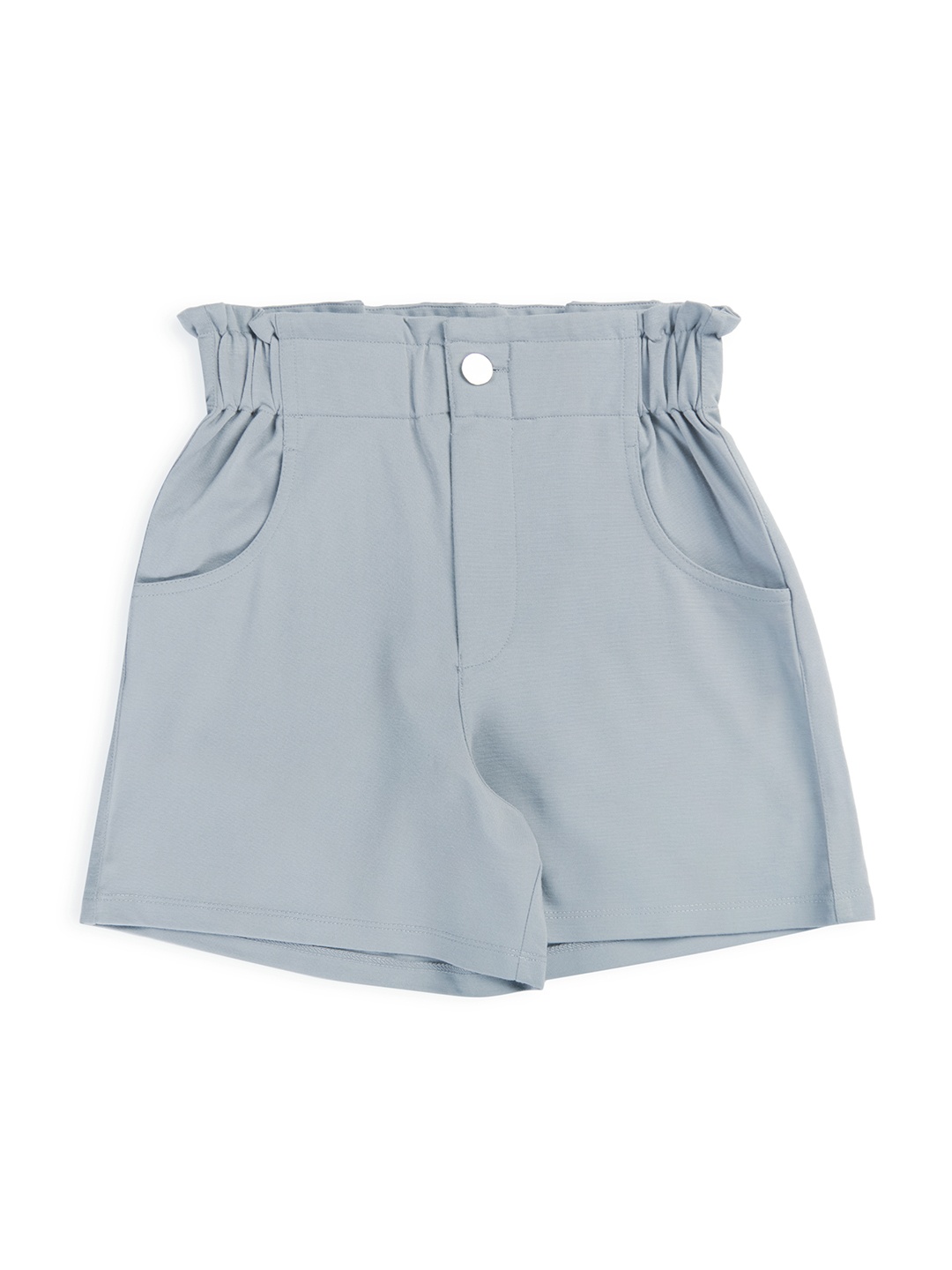 

My Milestones Girls High-Rise Casual Shorts, Grey