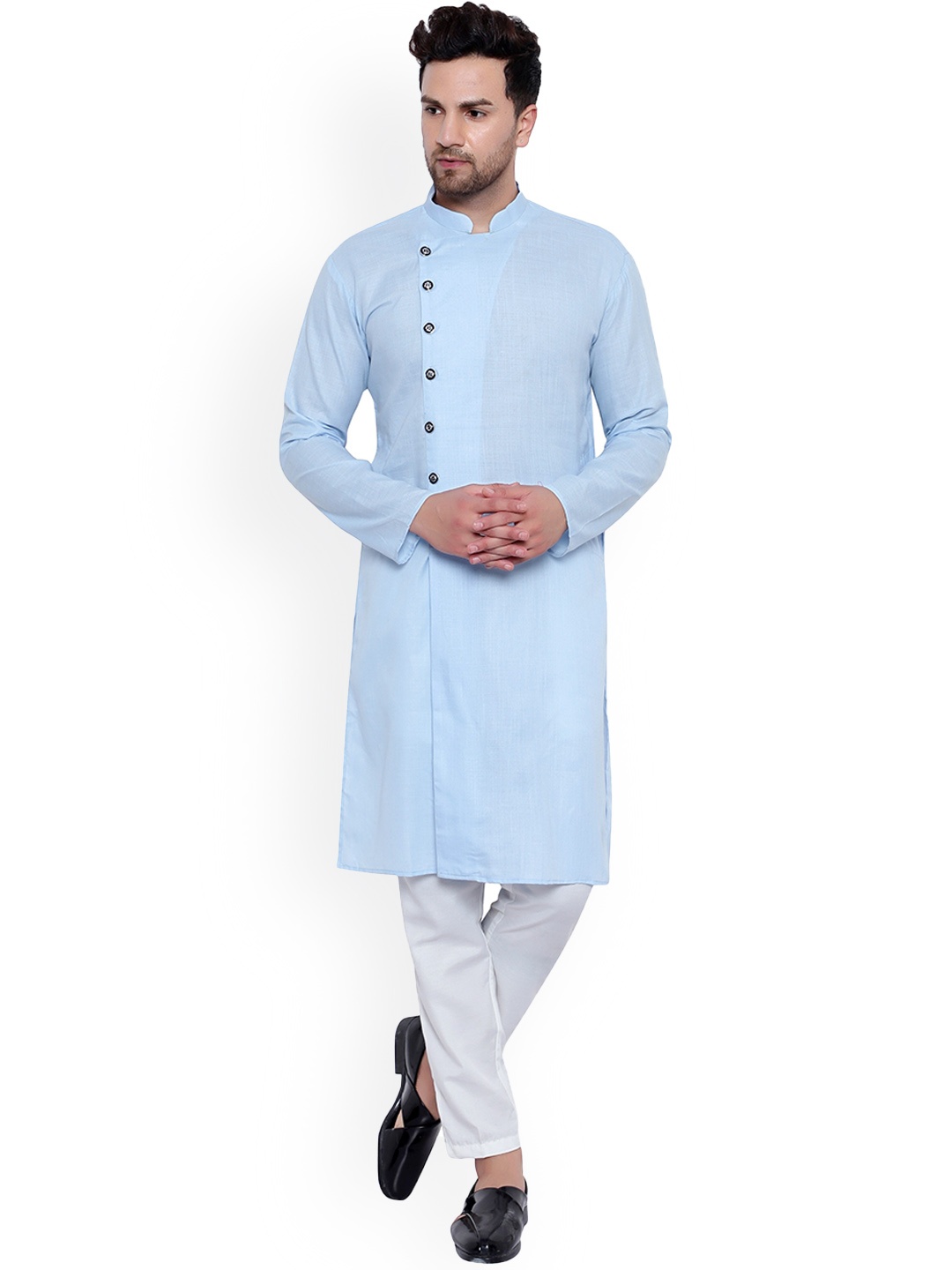 

ONNIX Regular Kurta with Pyjamas, Turquoise blue