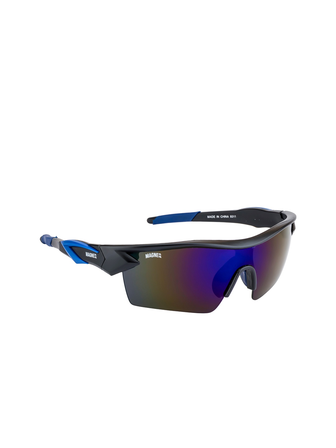 

MAGNEQ Lens & Blue Sports Sunglasses With UV Protected Lens MG 9311/S C4 6617