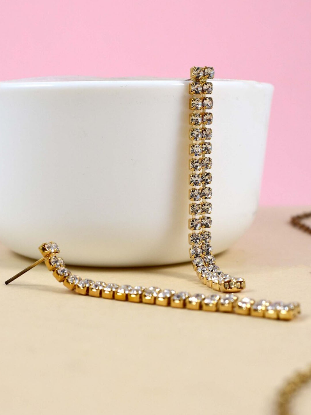 

SALTY Contemporary Drops Earrings, Gold