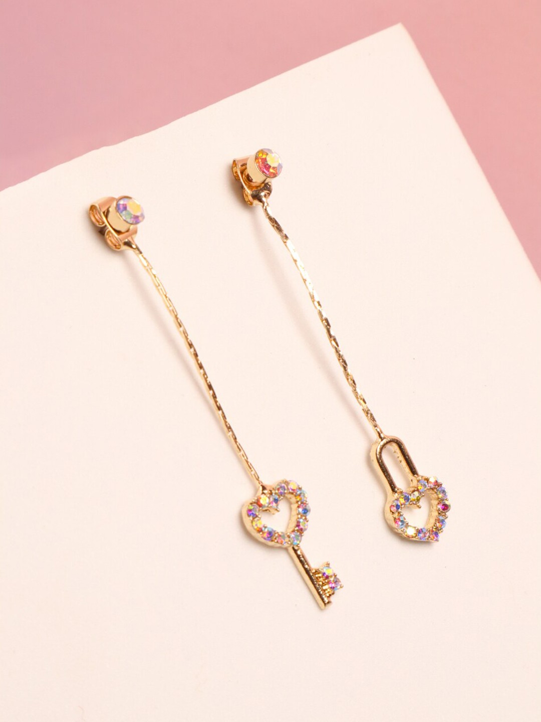 

SALTY Contemporary Drop Earrings, Gold