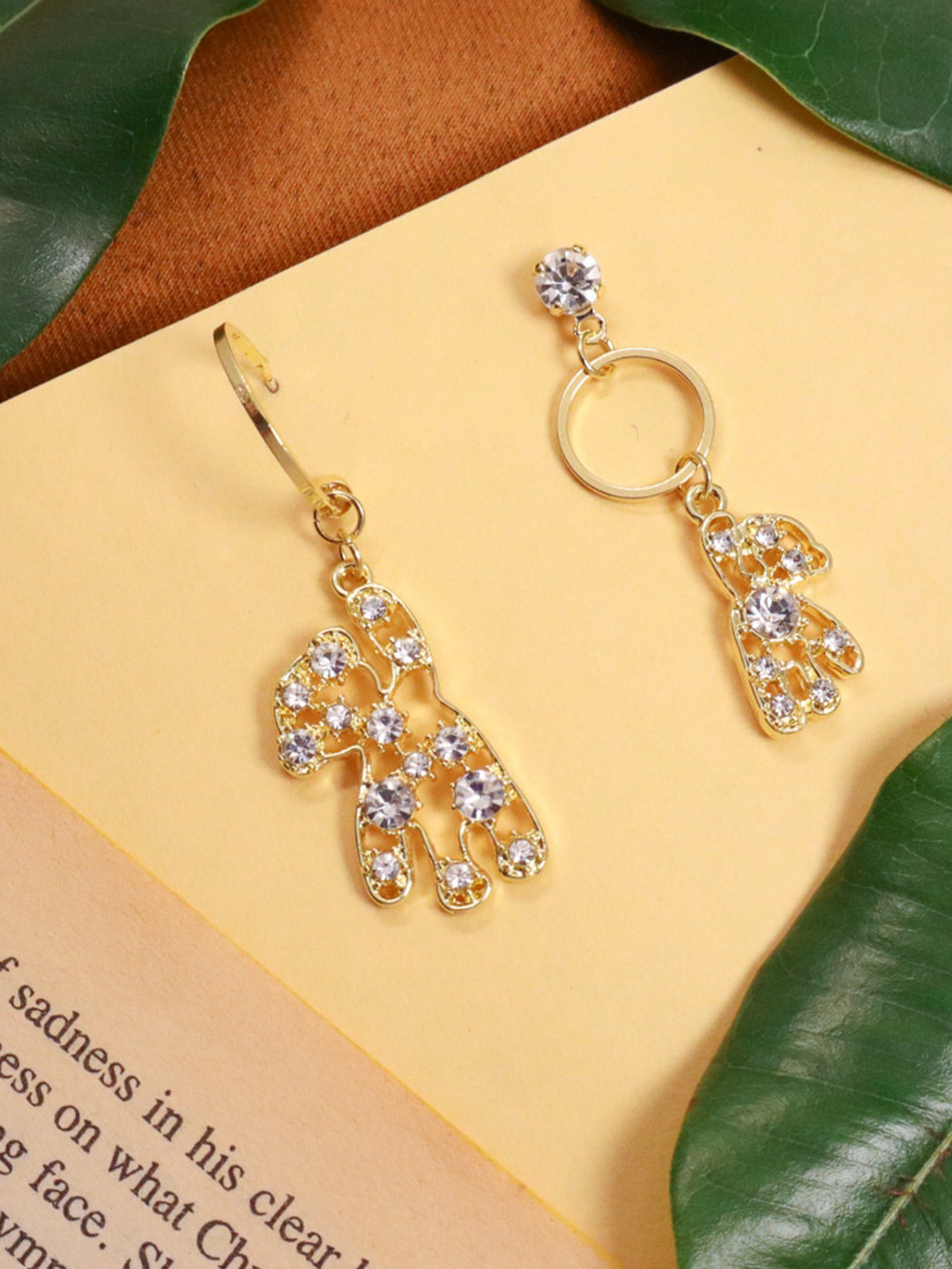 

SALTY Contemporary Drop Earrings, Gold