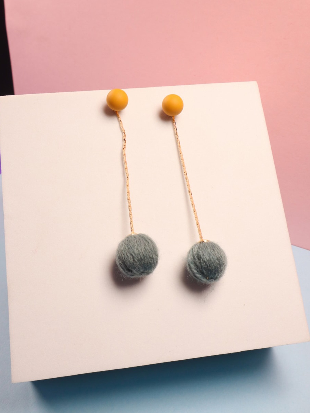 

SALTY Contemporary Drop Earrings, Grey