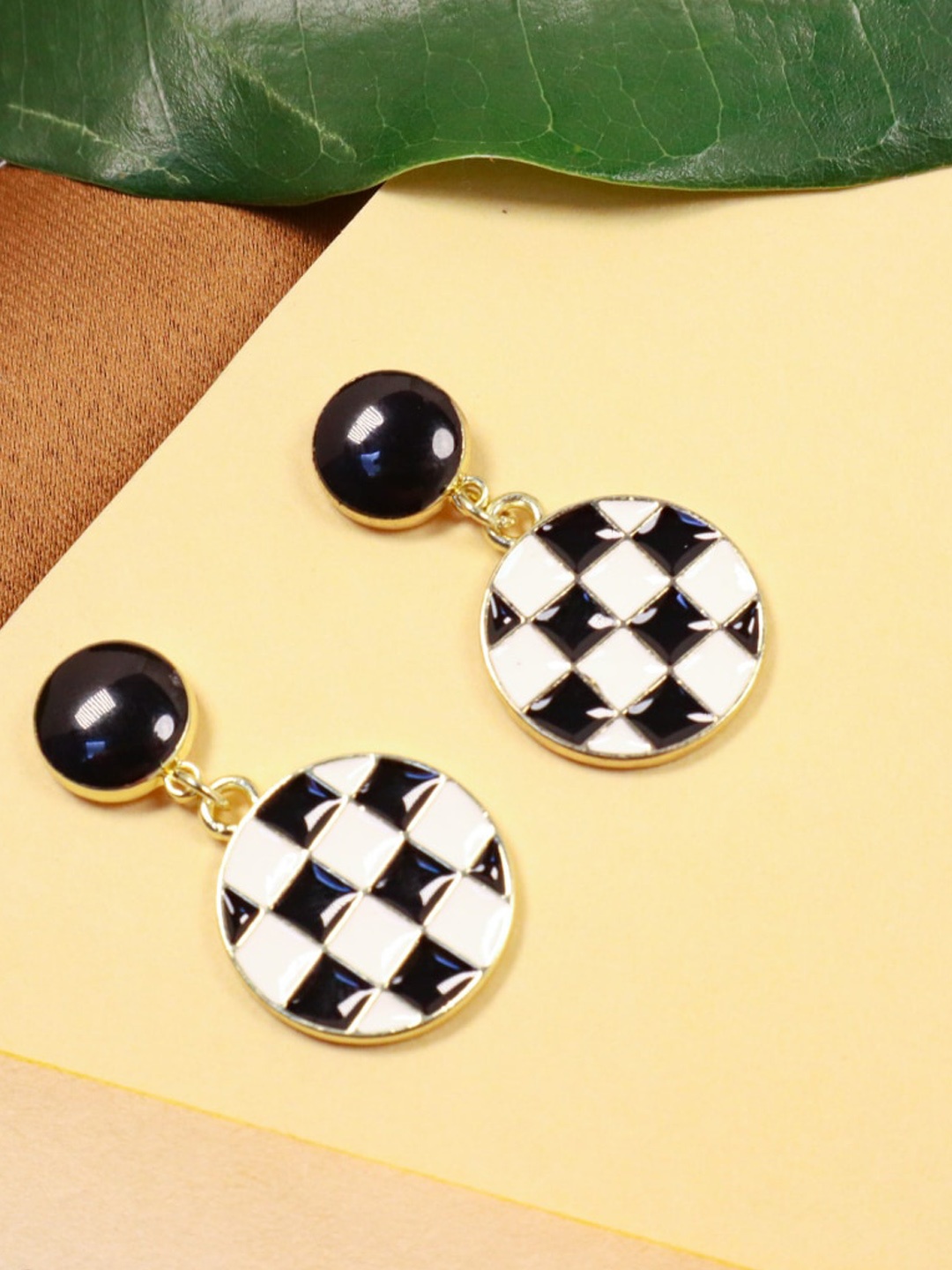 

SALTY Contemporary Drop Earrings, Black