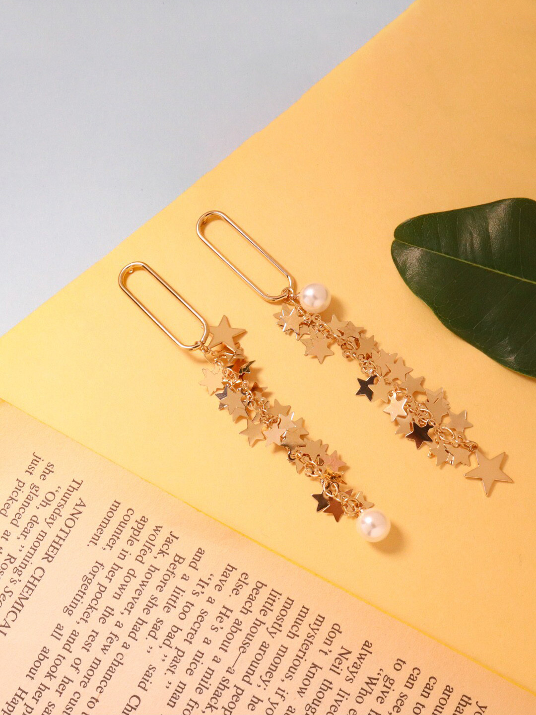 

SALTY Contemporary Drop Earrings, Gold