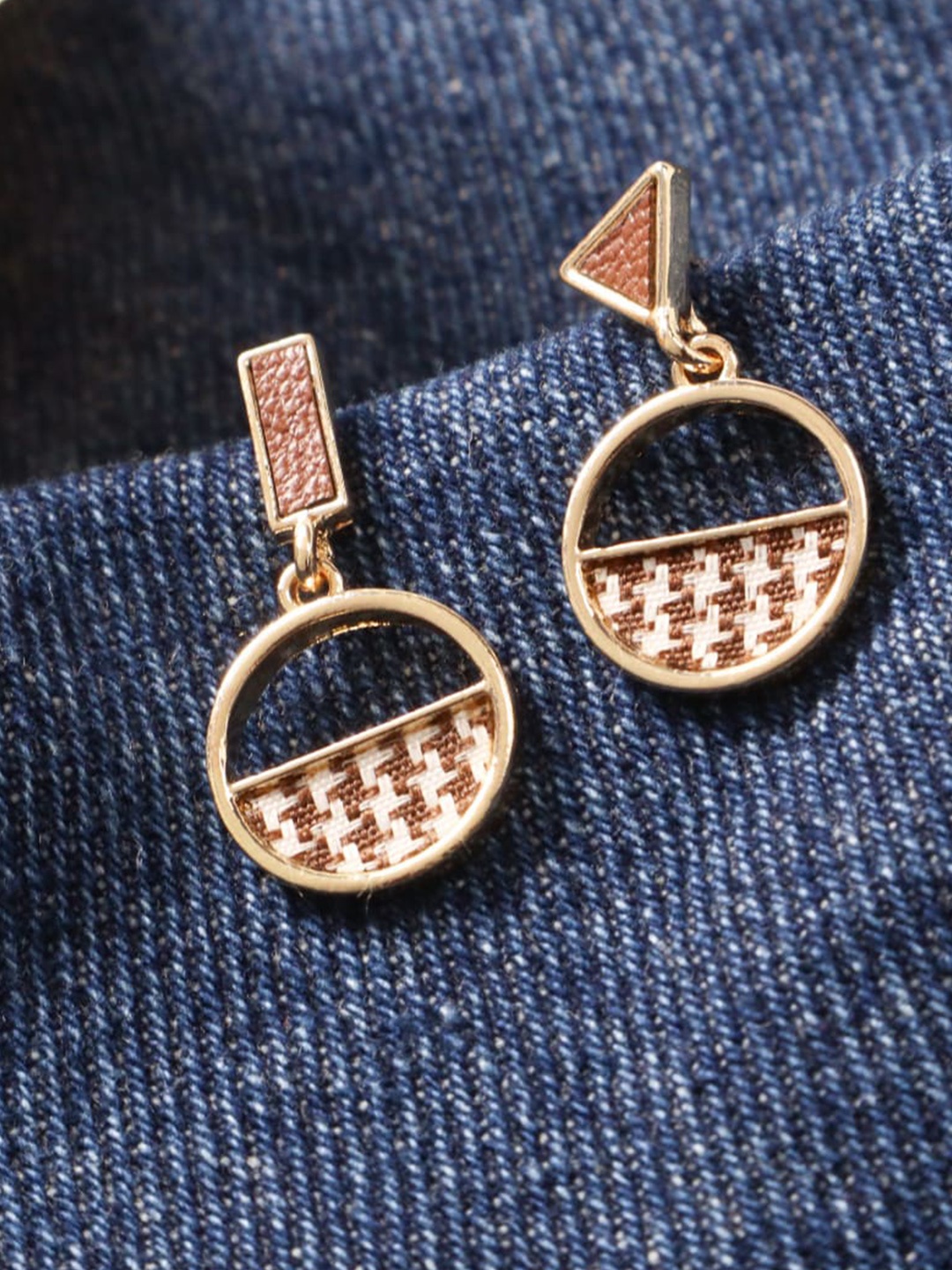 

SALTY Gold-Plated Contemporary Drop Earrings