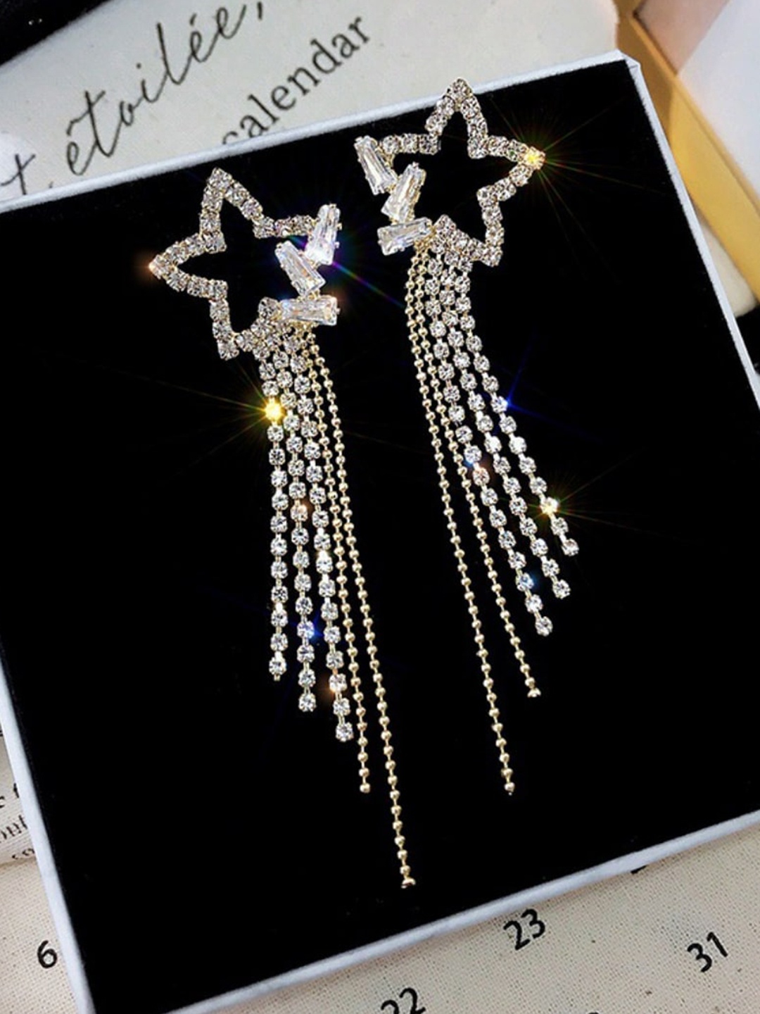 

SALTY Contemporary Drop Earrings, Gold