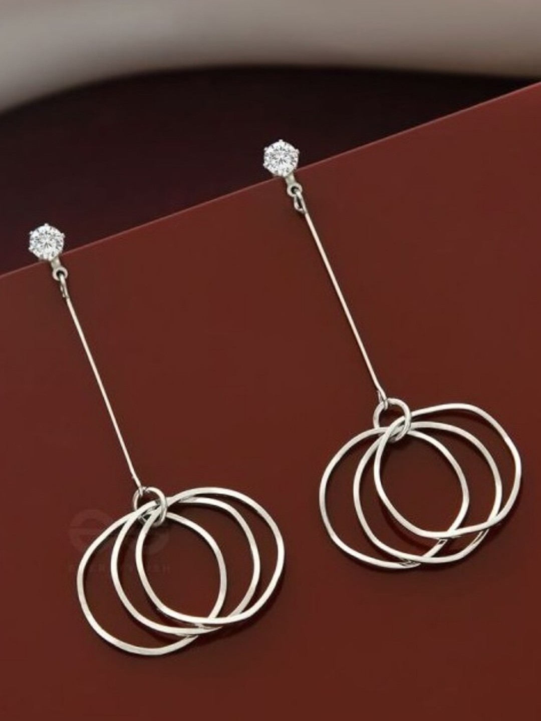 

SALTY Contemporary Drop Earrings, Silver