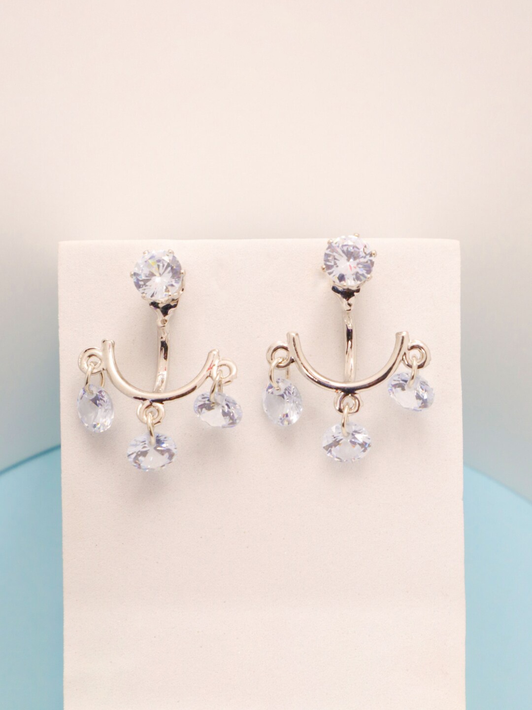 

SALTY Contemporary Drop Earrings, Silver