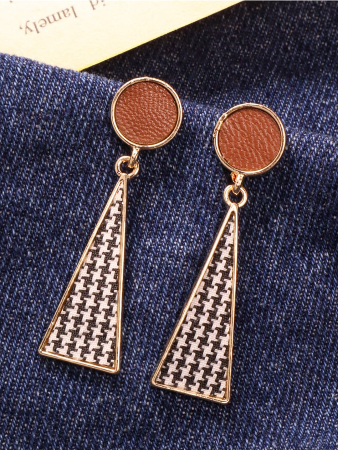 

SALTY Contemporary Drop Earrings, Gold