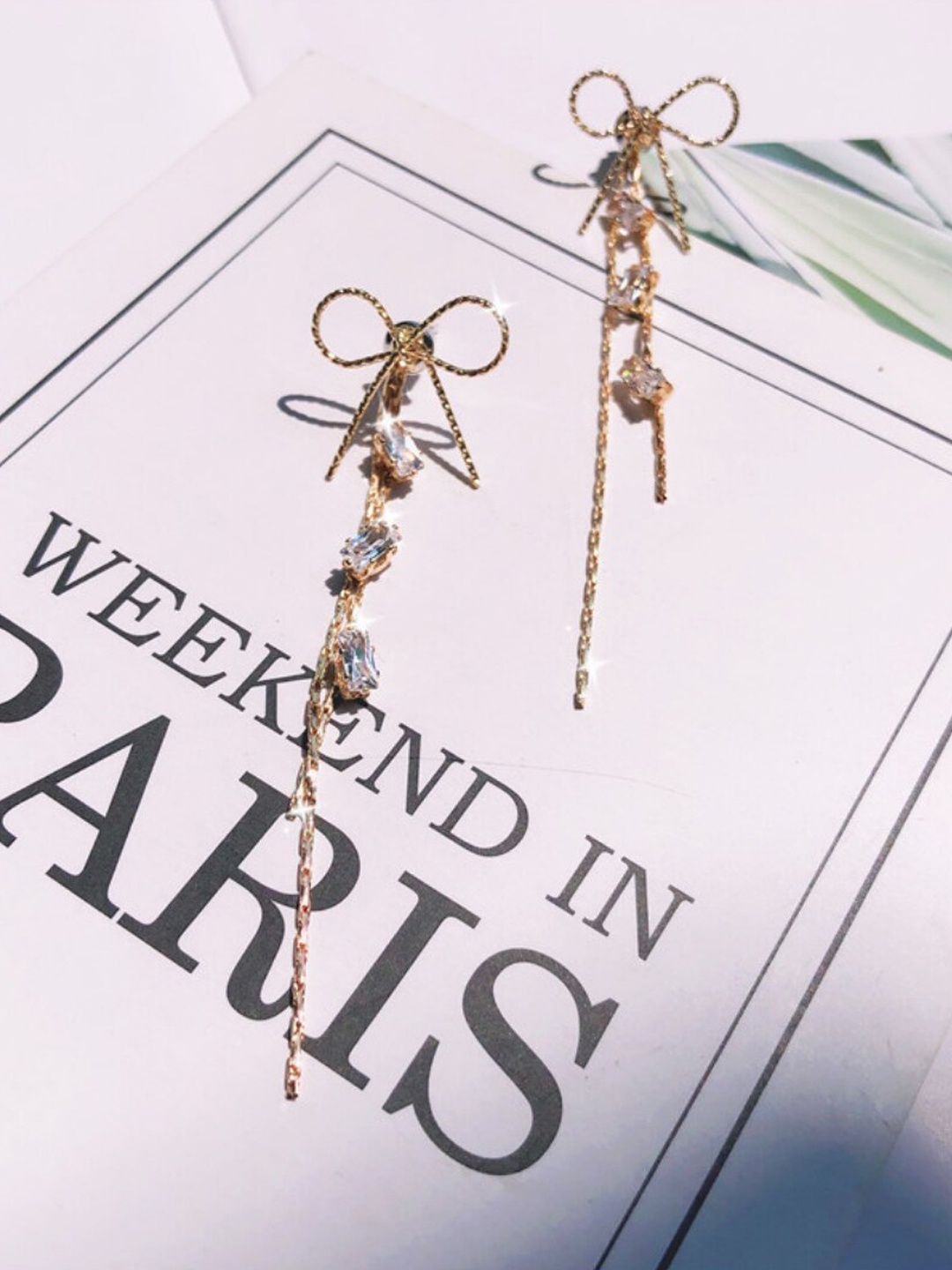 

SALTY Contemporary Drop Earrings, Gold