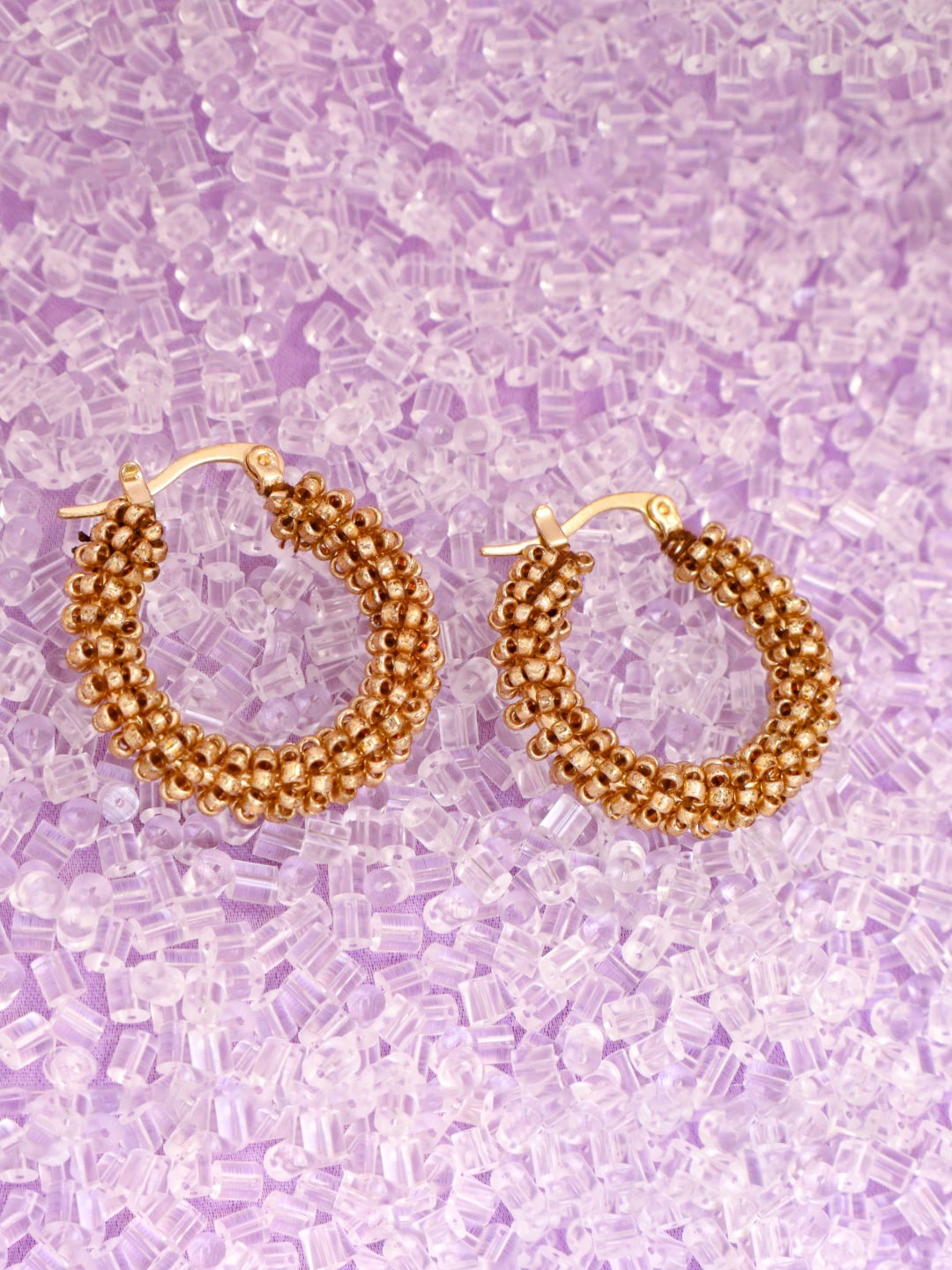 

SALTY Contemporary Hoop Earrings, Copper