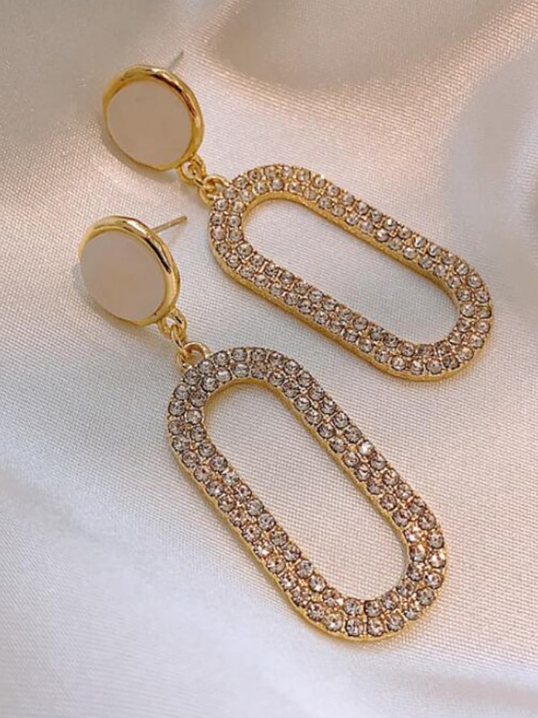 

SALTY Gold-Plated Contemporary Drop Earrings