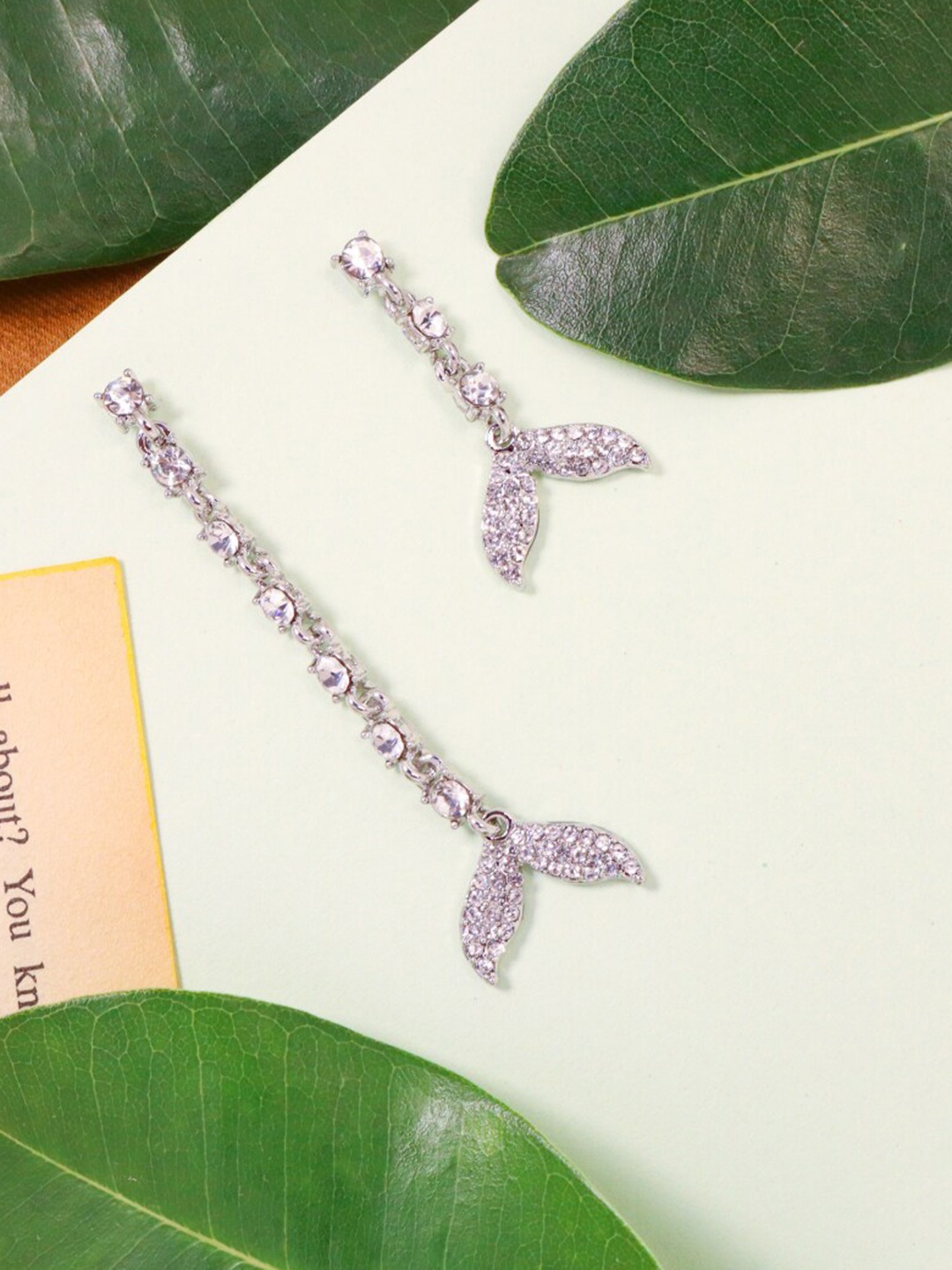 

SALTY Contemporary Drop Earrings, Silver
