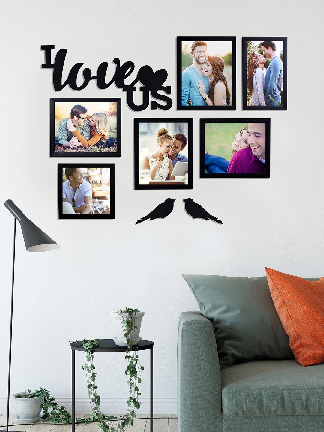 

Art Street Black Set of 6 Wall Photo Frames