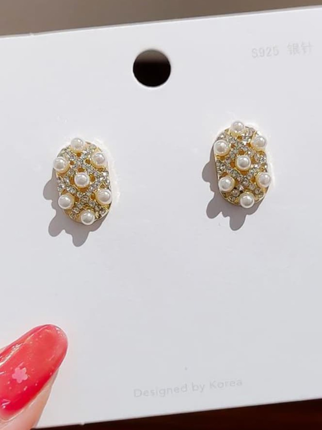 

SALTY Contemporary Studs Earrings, Silver