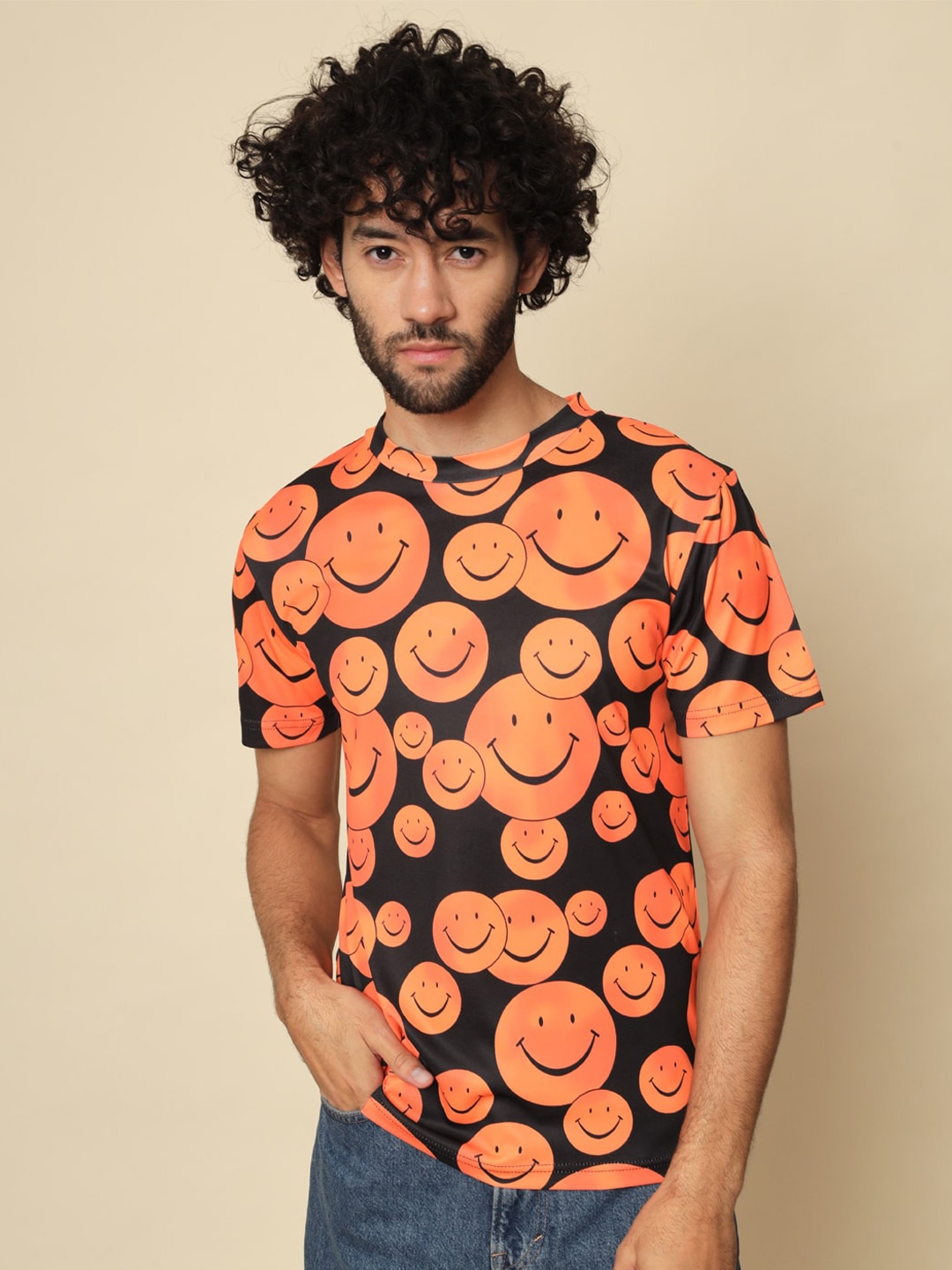 

BAESD Smile Printed Dri-FIT T-shirt, Black