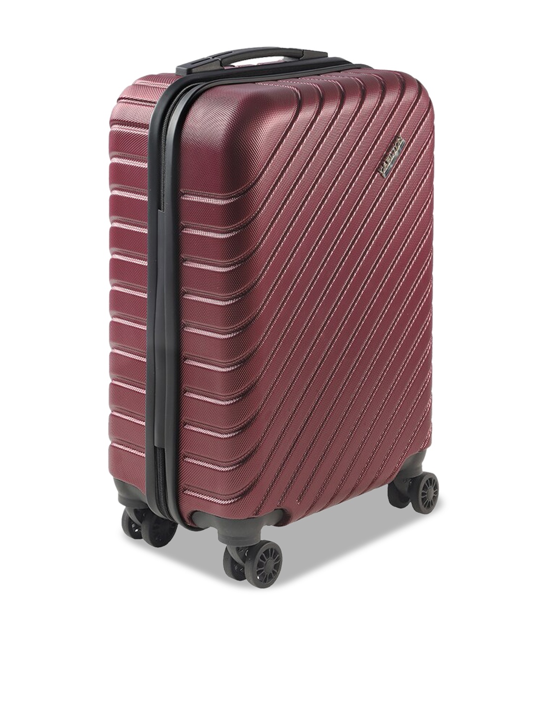 

Carlton London Textured Cabin Trolley Suitcase, Red