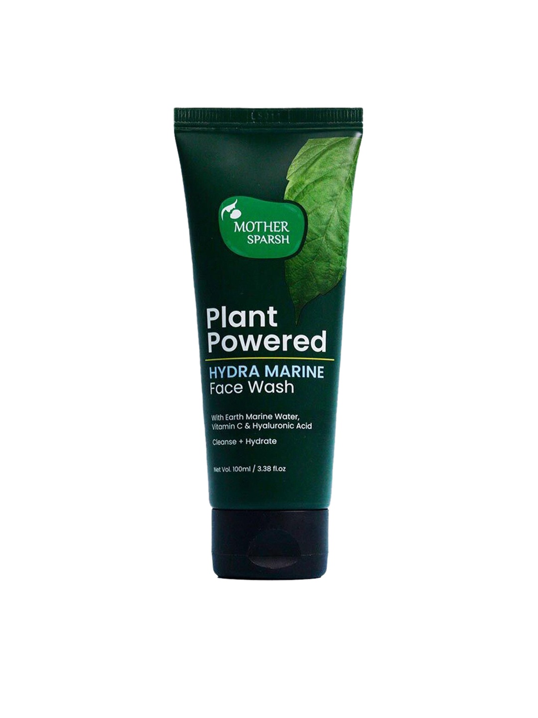 

Mother Sparsh Plant Powered Hydra Marine Face Wash with Hyaluronic Acid & Vitamin C- 100ml, Green