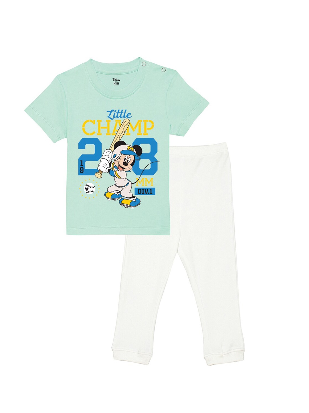 

Wear Your Mind Infants Boys Printed T-shirt with Trousers, Green