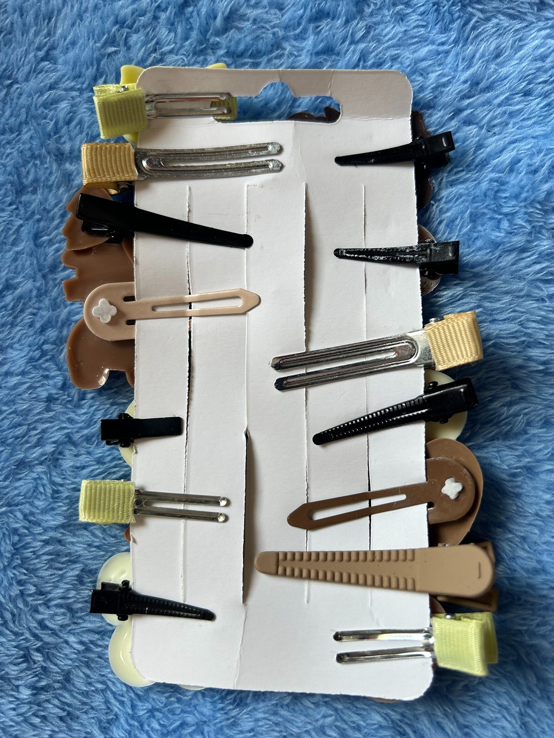 

LYTIX Girls Set Of 14 Alligator Hair Clips, Brown