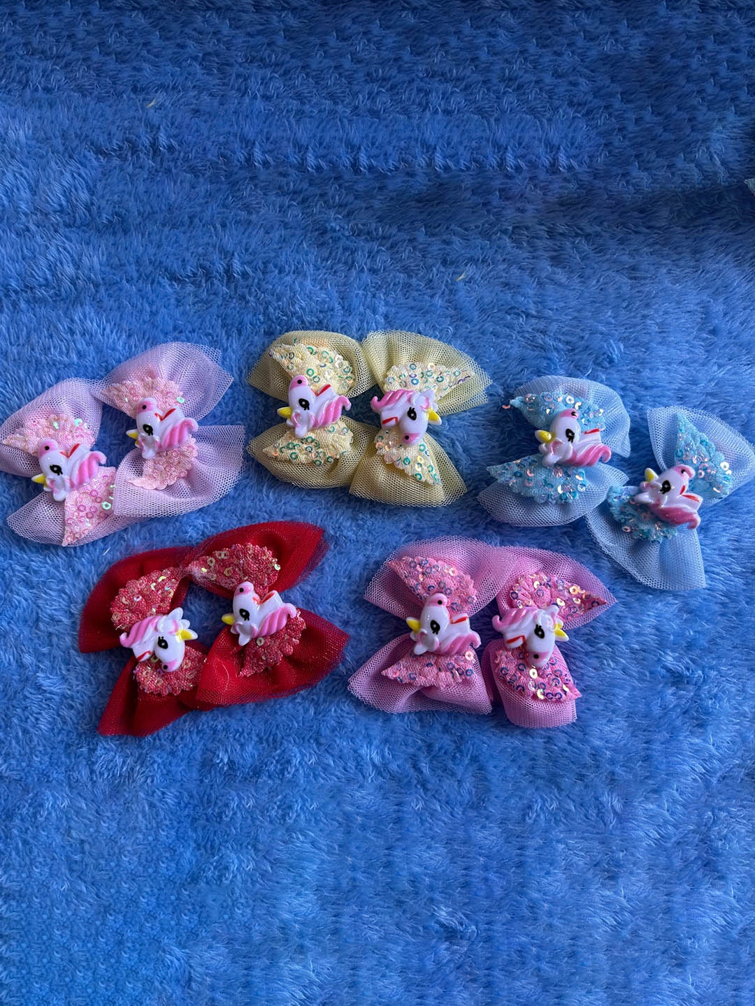 

LYTIX Girls Set Of 10 Bow Design Alligator Hair Clip, Pink