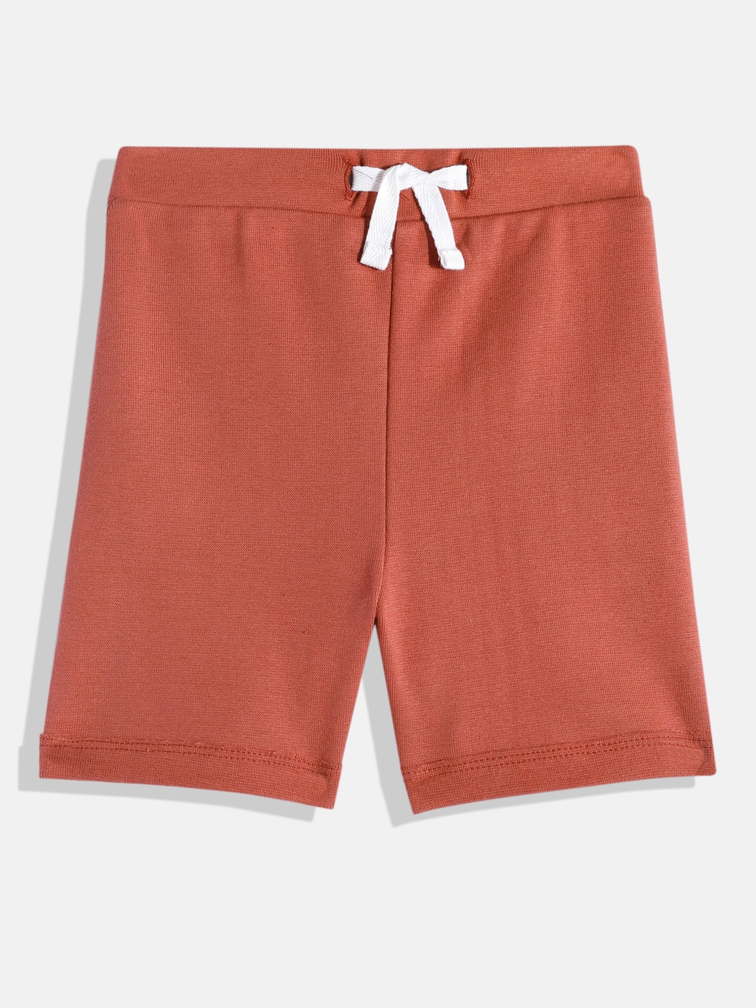 

METRO KIDS COMPANY Girls Solid Regular Fit Shorts, Rust