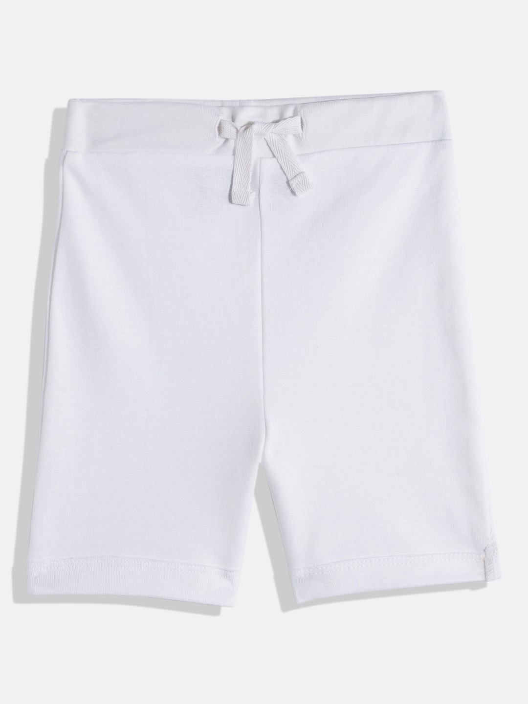 

METRO KIDS COMPANY Girls Solid Regular Fit Shorts, White