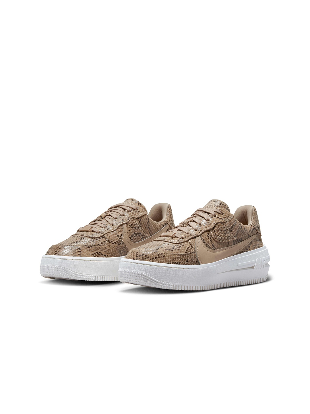 

Nike Women W AF1 PLT.AF.ORM Casual Sneakers, Beige