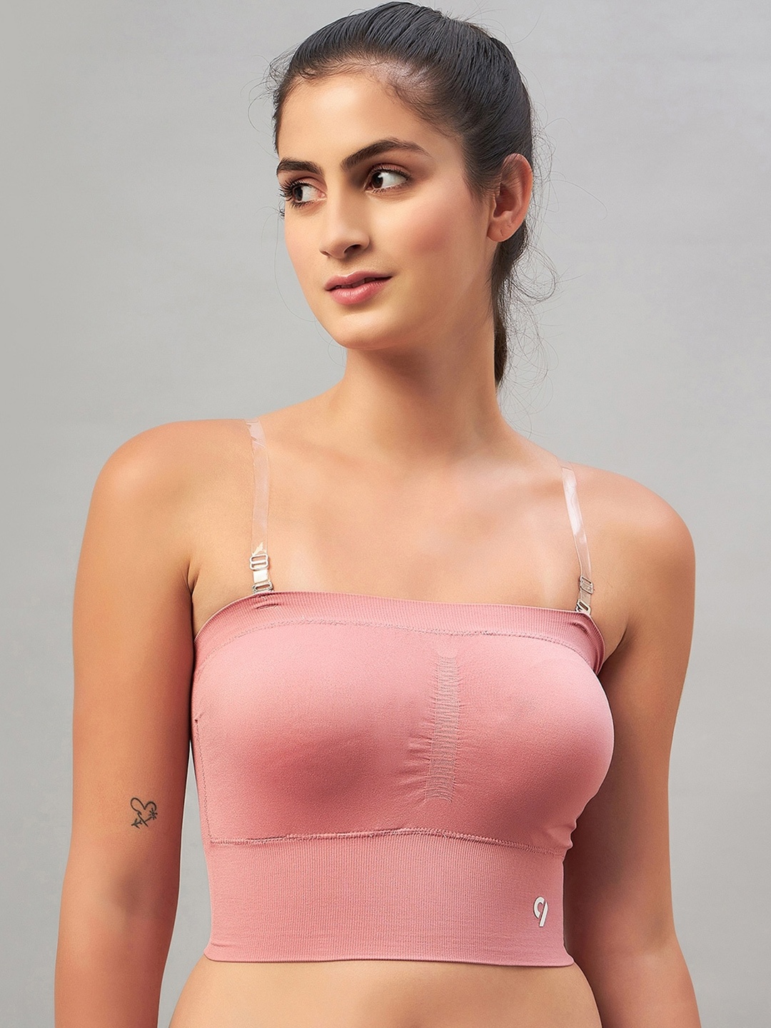 

C9 AIRWEAR Strapless All Day Comfort Full Coverage Lightly Padded Bandeau Bra, Pink